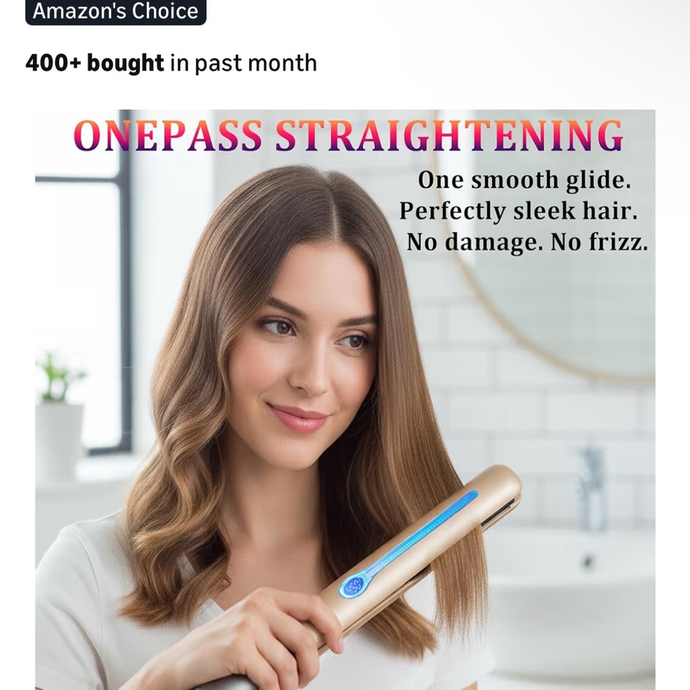 NITION Ceramic Tourmaline Hair Straightener